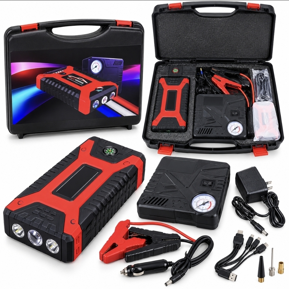 Jump starter 99800mah + inflation