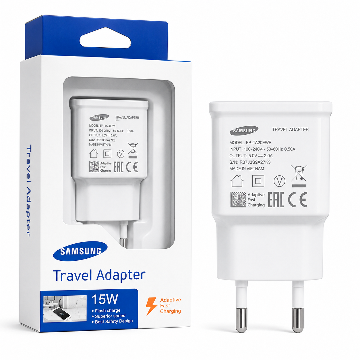 adapter 15w fast  s10