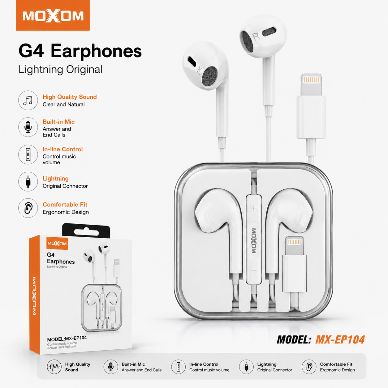earphone iphone direct MX-EP104