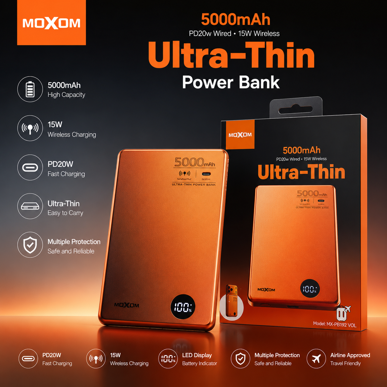 5000mah ultra-thin