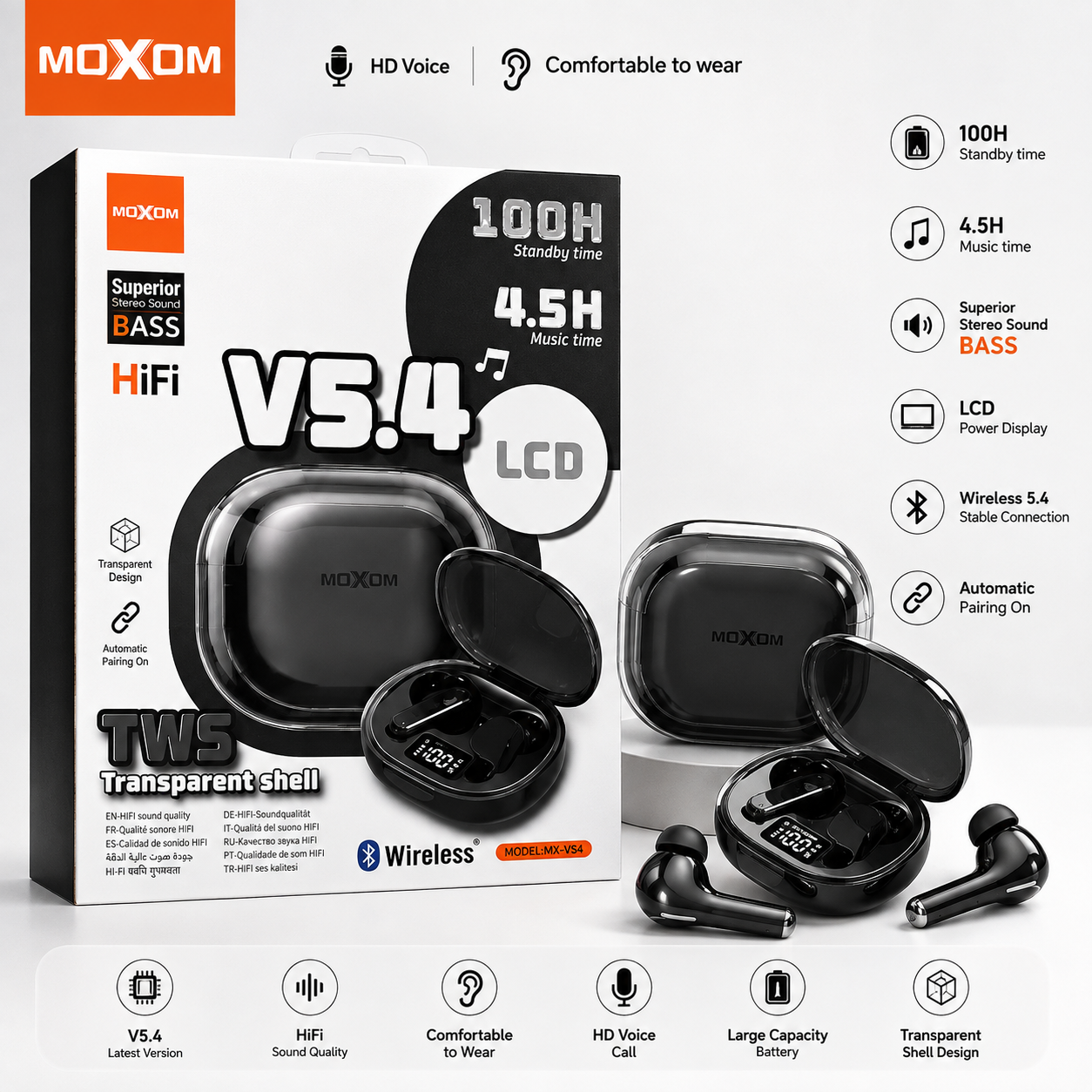 buds TWS SHELL MX-VS4