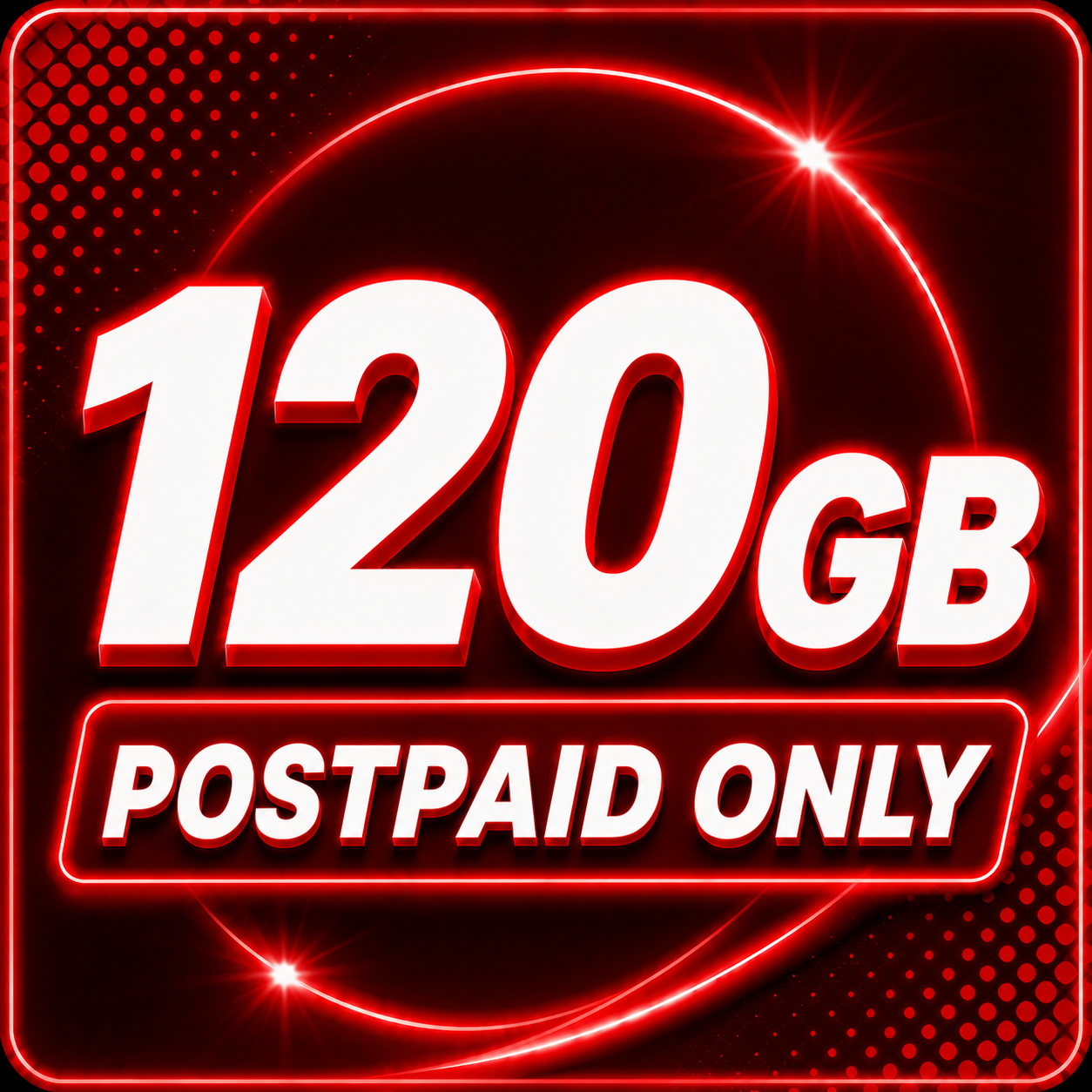Mobile Internet 120 GB (Postpaid Only)