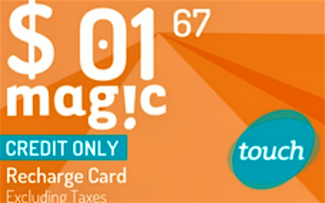 TOUCH $ 1.67